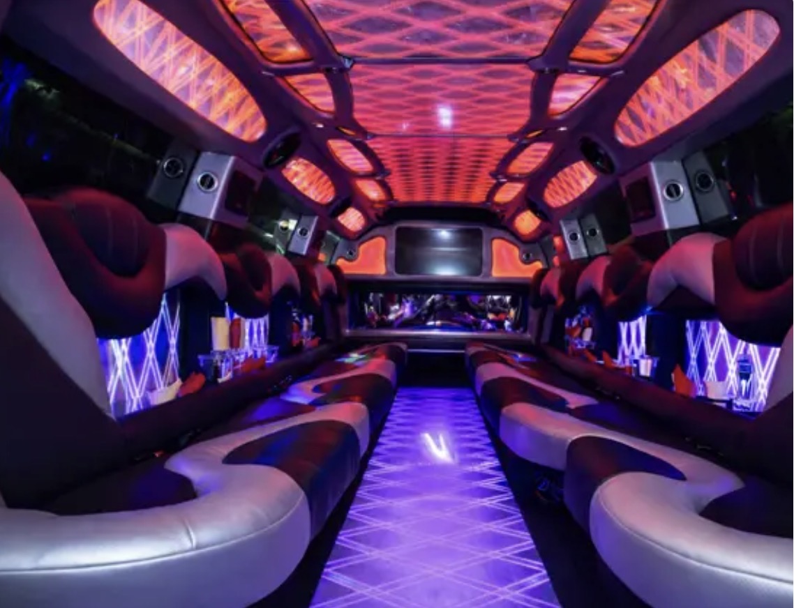 White Chrysler Interior