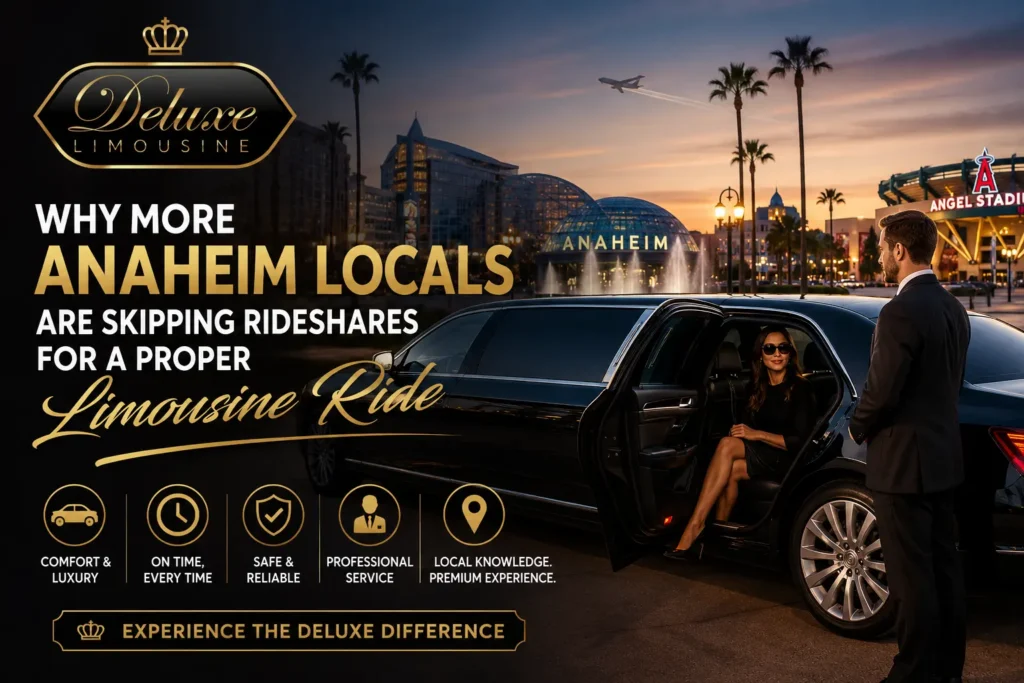 Why More Anaheim Locals Are Skipping Rideshares for a Proper Limousine Ride
